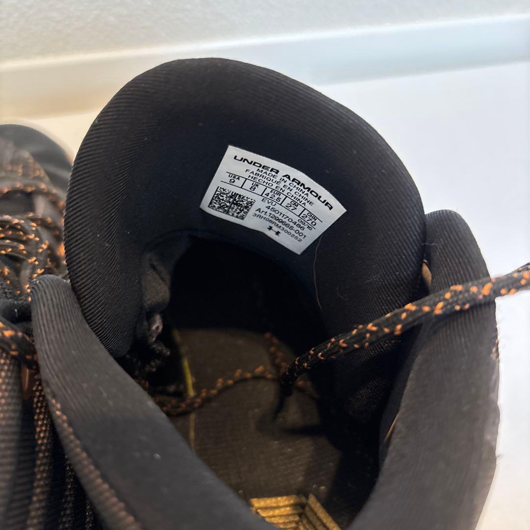 Under Armour カリー バスケットボールシューズ ブラック/オレンジ