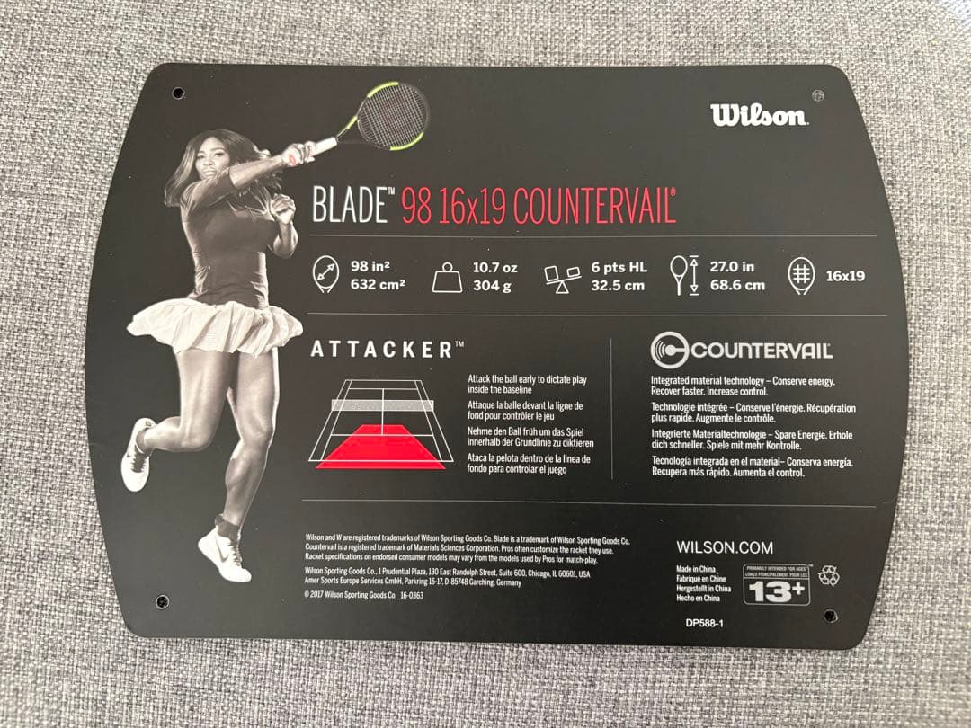 Wilson Blade 98 16x19 Countervaiテニスラケット
