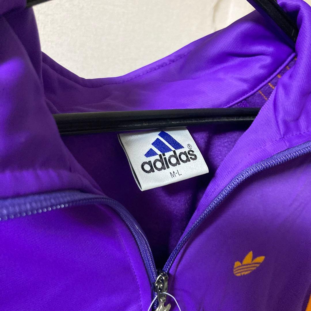 希少色　80's-90'sデサント期　adidasトラックジャケットM-L 上下