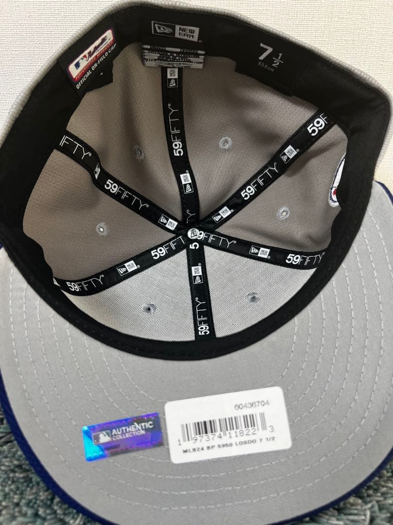 ドジャース 59FIFTY キャップ 7 1/2 選手練習着用モデル 新品未使用