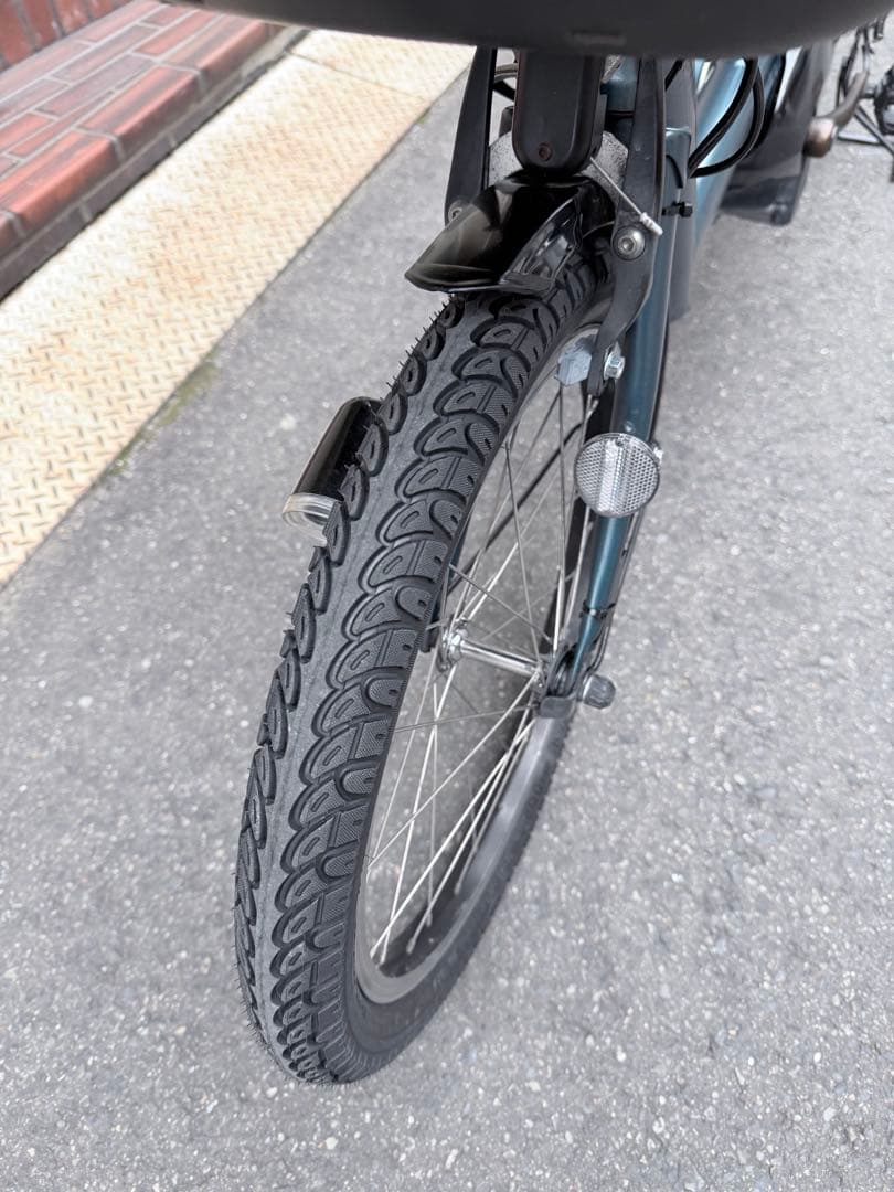 電動アシスト自転車 チャイルドシート付き ダークブルー