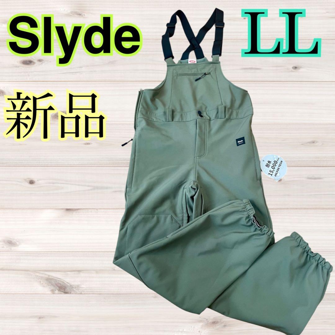 新品！スライド LL メンズ スノーボード ウェア ビブパンツ