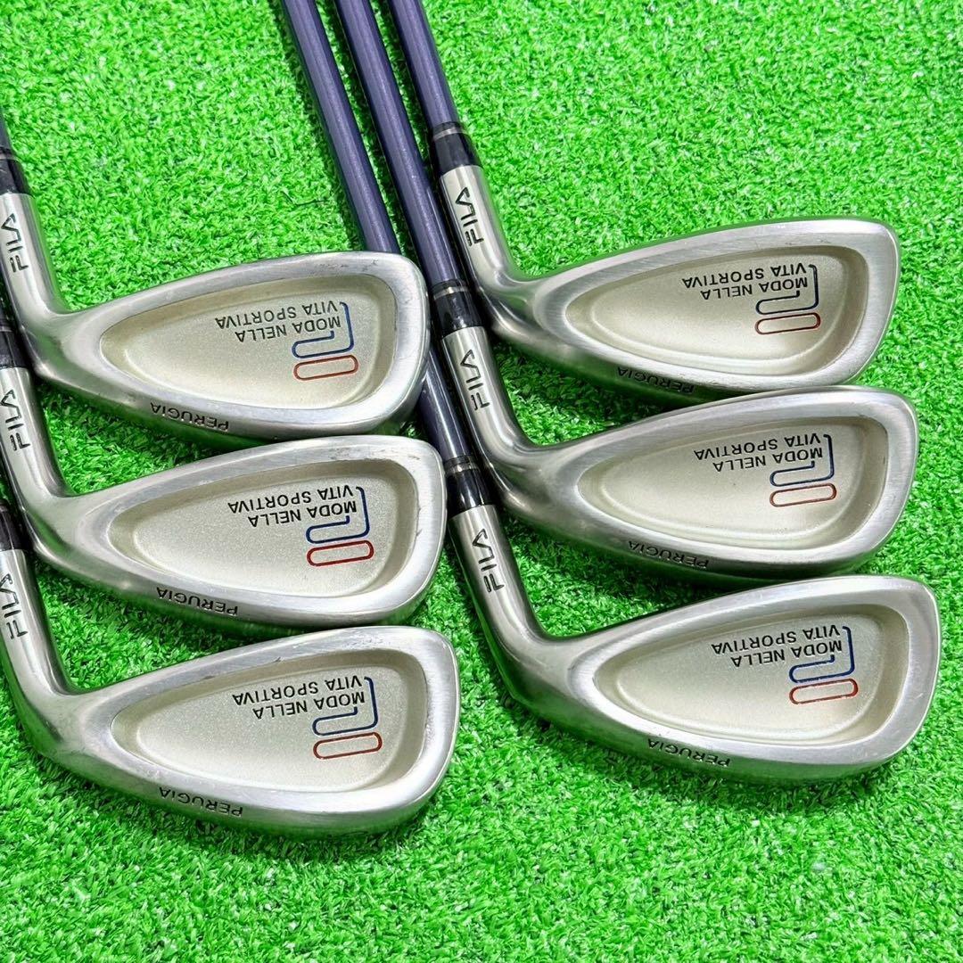フィラ　ペルギア　レディース10本セット　カーボン　L　右利き用　キャディバッグ