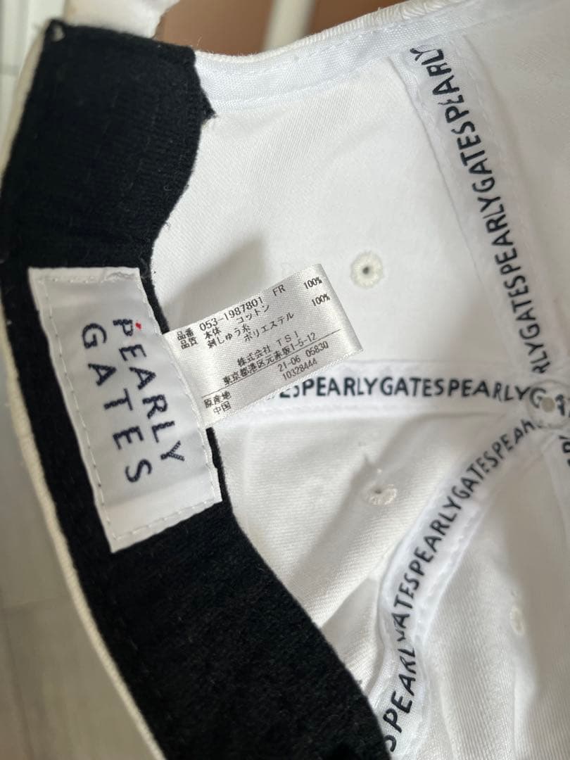 PEARLY GATES ゴルフキャディバッグ ホワイト