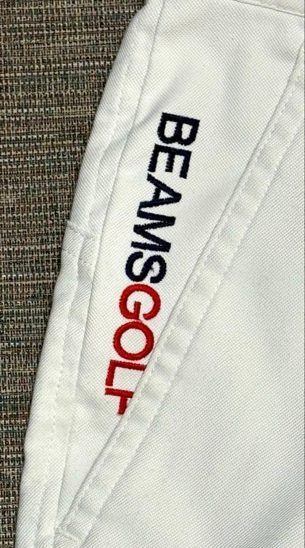 【美品】　BEAMS GOLF ビームスゴルフ ホワイト ゴルフパンツ