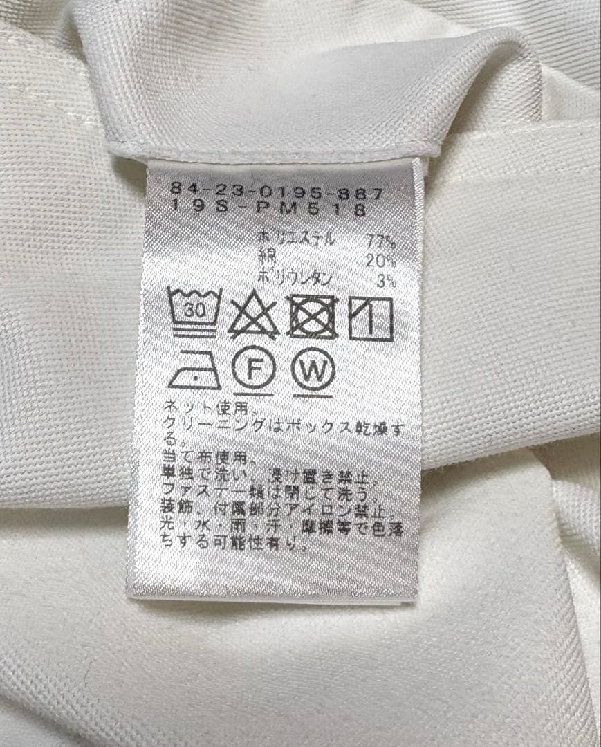 【美品】　BEAMS GOLF ビームスゴルフ ホワイト ゴルフパンツ