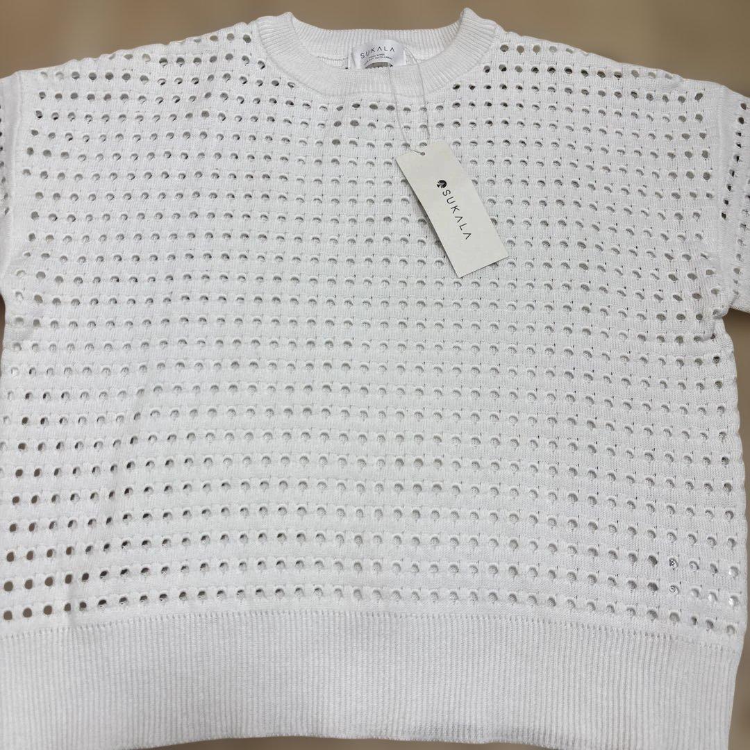 LAVA SUKALA ニットメッシュトップス