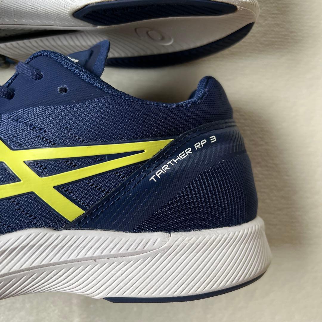 美品 asics アシックス 28.0cm ターサーRP3 紺ネイビー