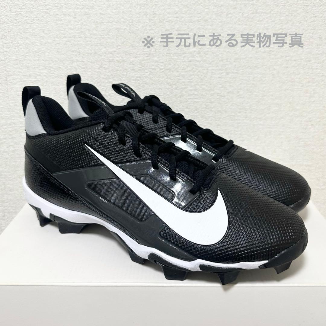 ナイキ 28 アルファメナス シャーク アメフト スパイク シューズ 靴 黒