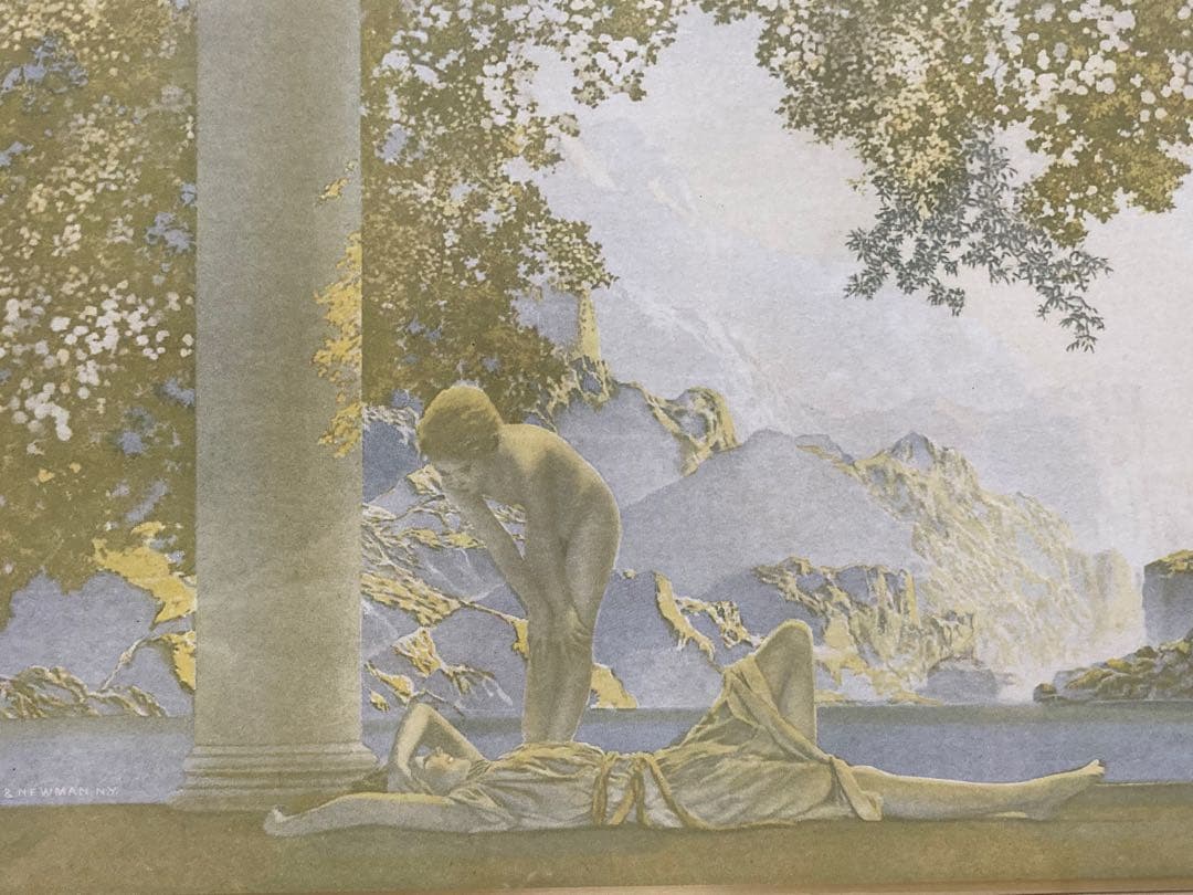★値下げ済★Maxfield Parrish★『夜明け』(Daybreak)