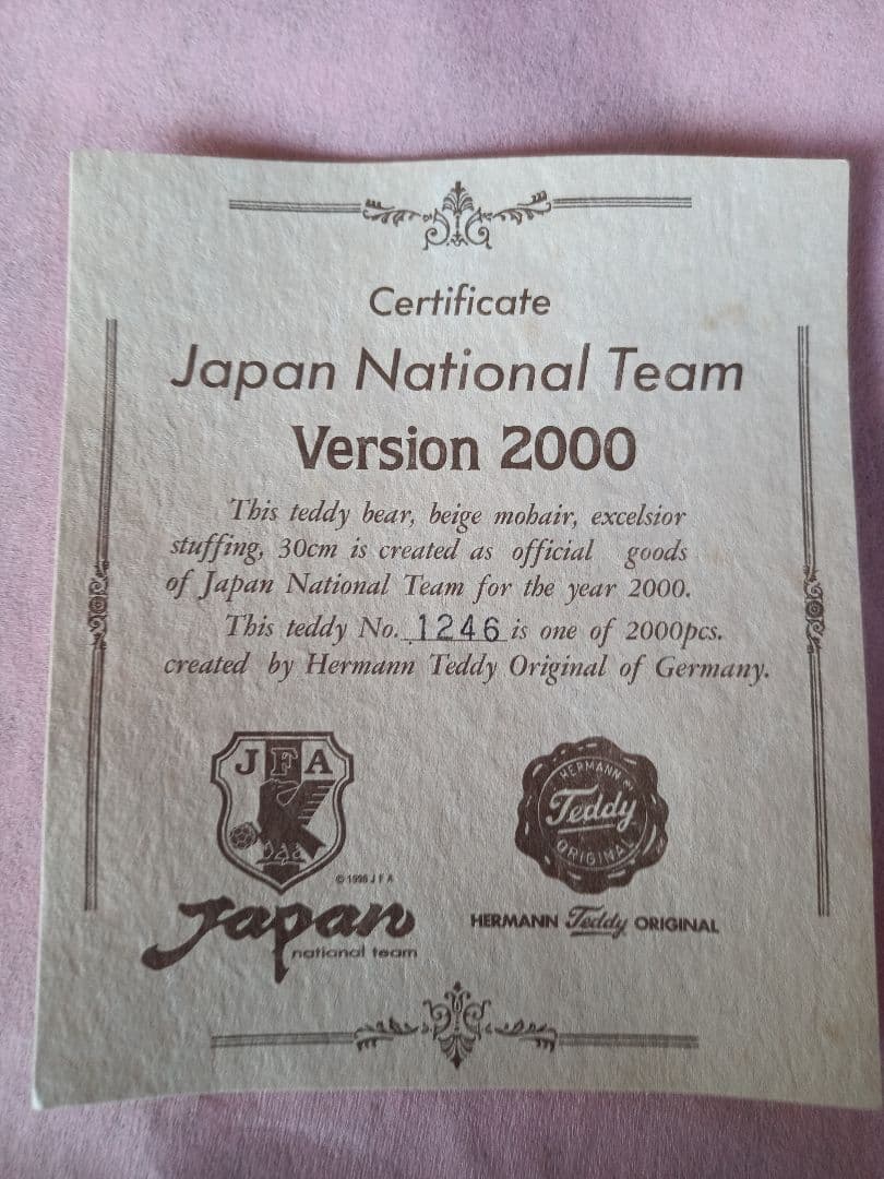 日本代表チーム 2000 ぬいぐるみ
