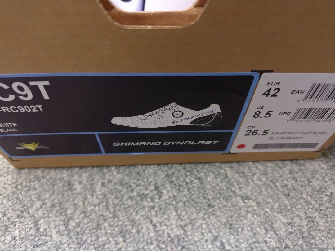 SHIMANO RC902T シューズ ホワイト 42