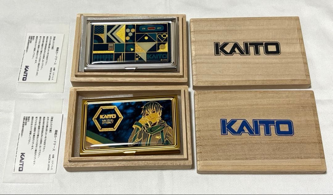 初音ミク MK15th project 蒔絵カードケース KAITO 橋本漆芸