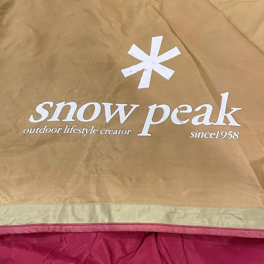 う*に様 ■ peak■ 斜めロゴの希少品 初期モデル HDタープ レク