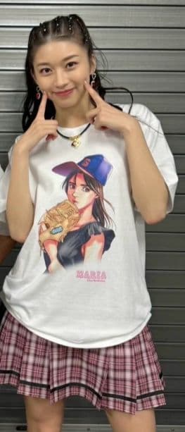 モーニング娘。　牧野真莉愛　バースデー　Tシャツ　ブンゴ　二宮裕次　野球