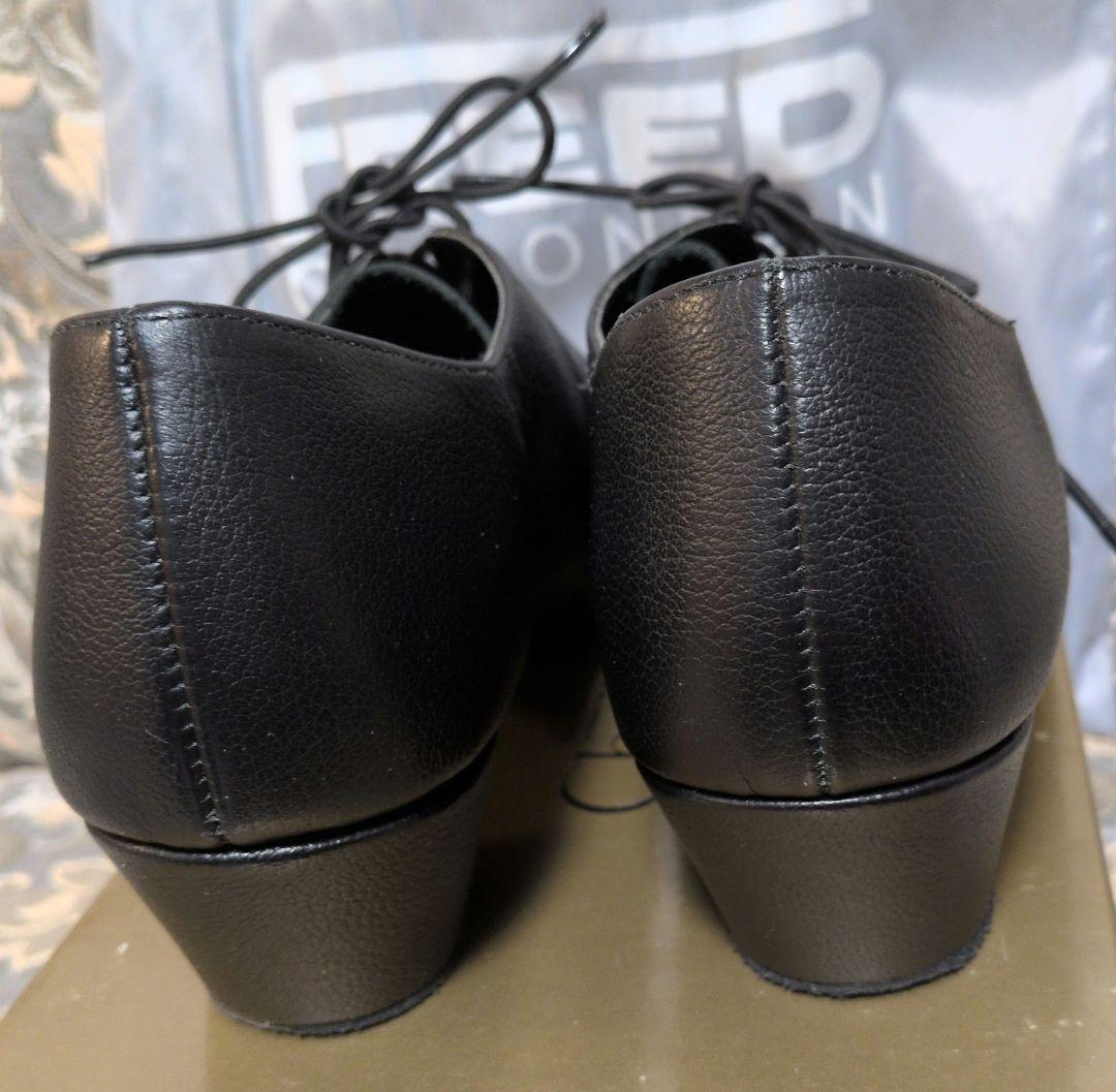 FREED 社交ダンスラテン用シューズ 黒 男性用 71/2 ヒール5cm