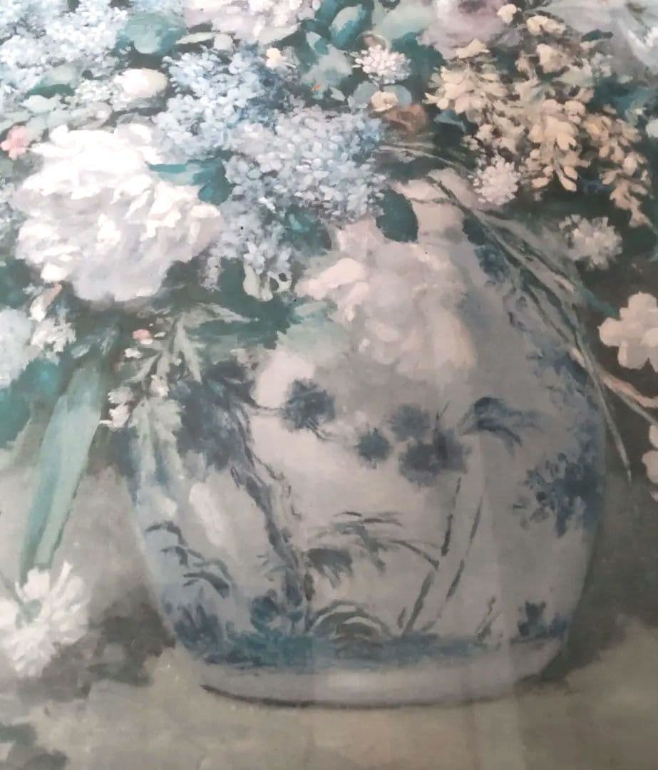 Renoir ルノワール　春の花束　複製画　額入り
