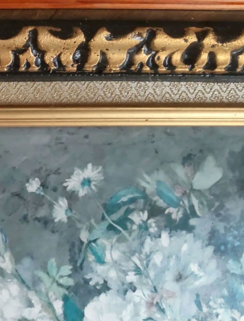 Renoir ルノワール　春の花束　複製画　額入り