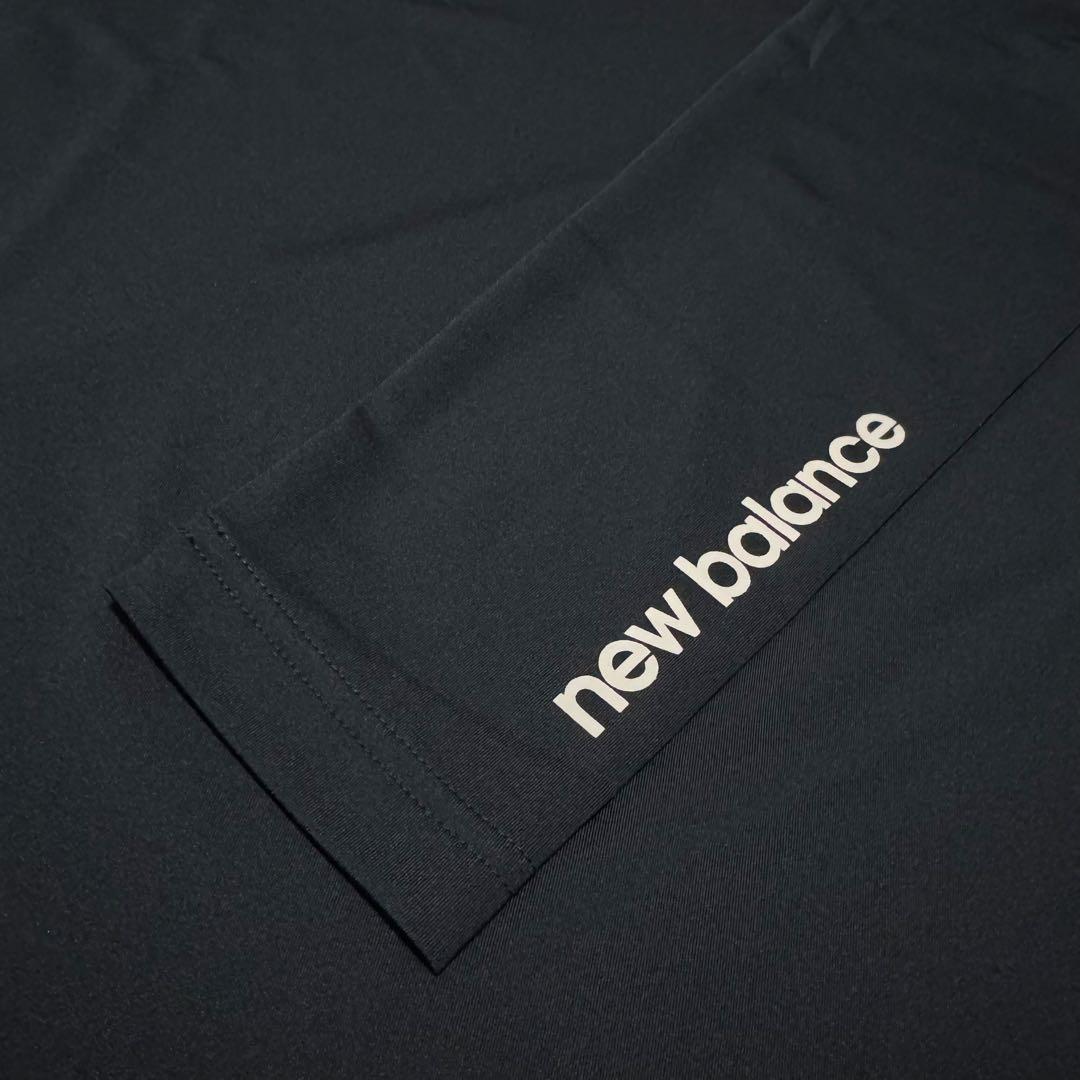 newbalance 長袖 XL 6 黒 メンズ モックネック ゴルフウェア