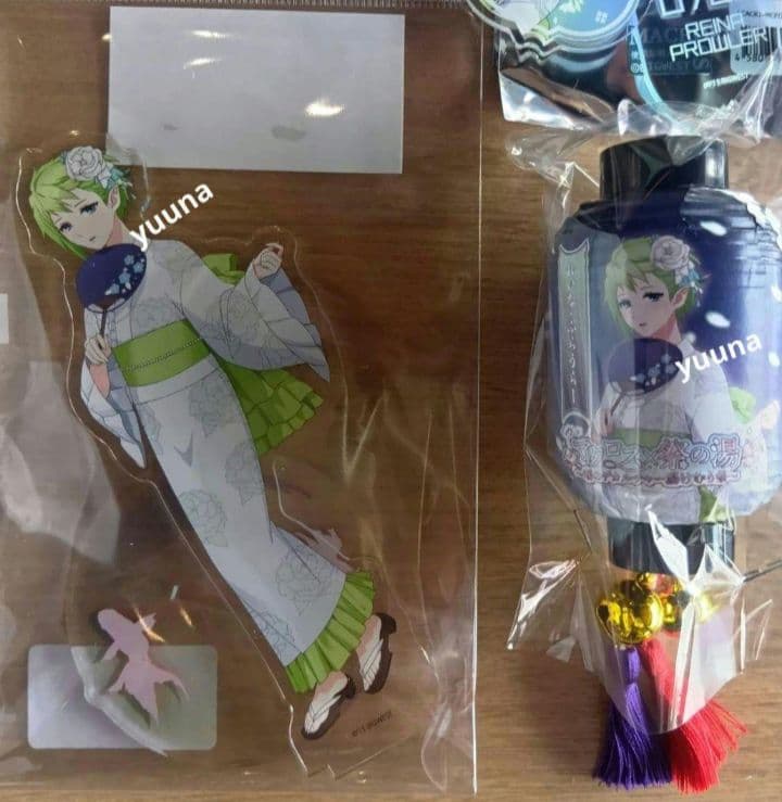 マクロス　祭の湯　秩父温泉　レイナ　アクリルスタンド　缶バッジ　特典　6点
