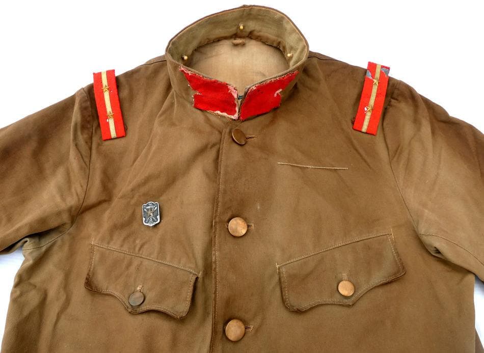 日本軍 昭五式型 在郷服 制服 日章旗