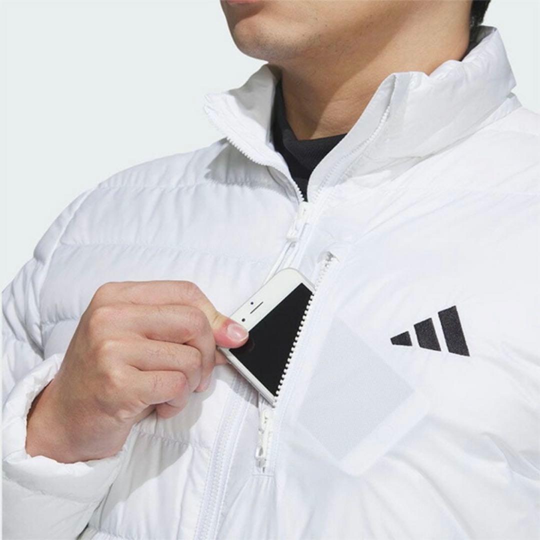 adidasゴルフ ダウンジャケット WIND.RDY 保温撥水 フルジップXL