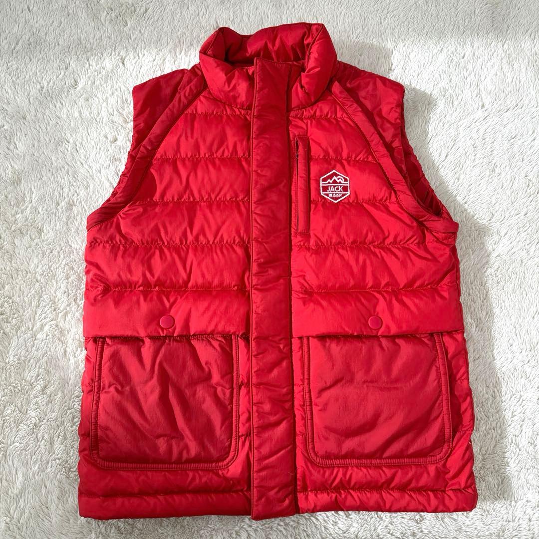 美品♡jackbunny ジャックバニー ゴルフ ジュニア 140 ダウン 薄手