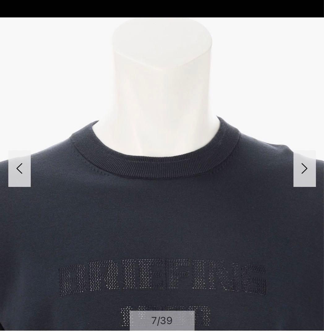ブリーフィングゴルフ　MEN'S BIG LOGO CREWNECK KNIT