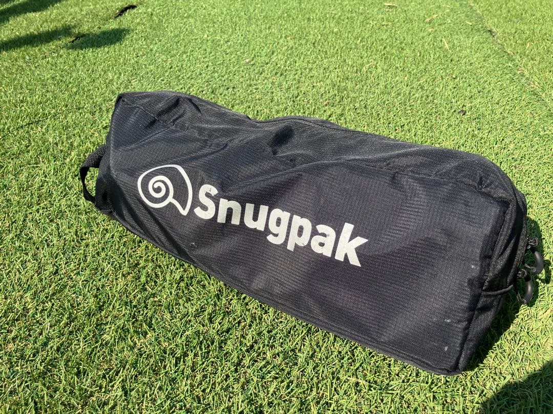 Snugpak ブラック コット 収納バッグ付き