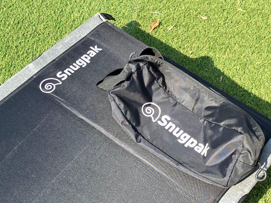 Snugpak ブラック コット 収納バッグ付き