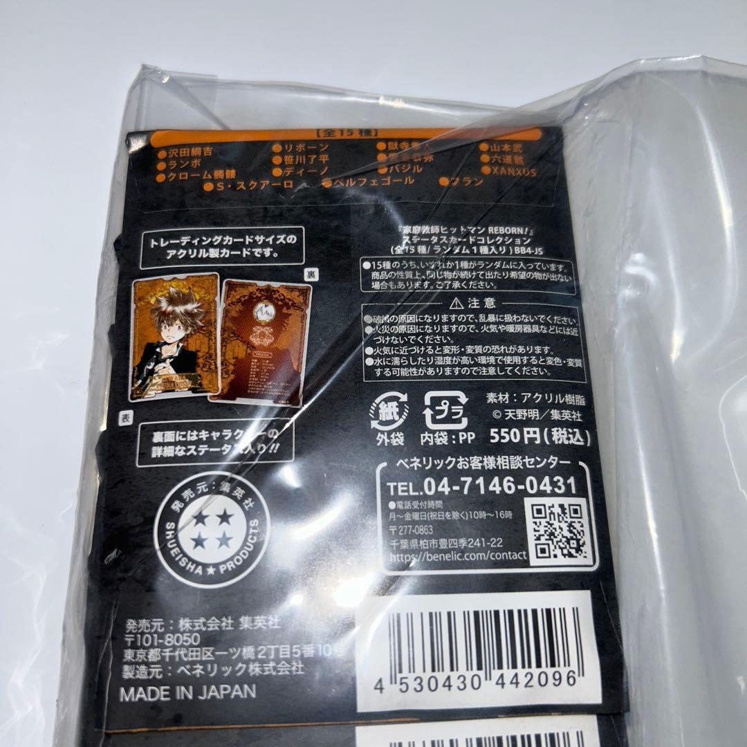 家庭教師ヒットマンREBORN!　ステータスカードコレクション　30個