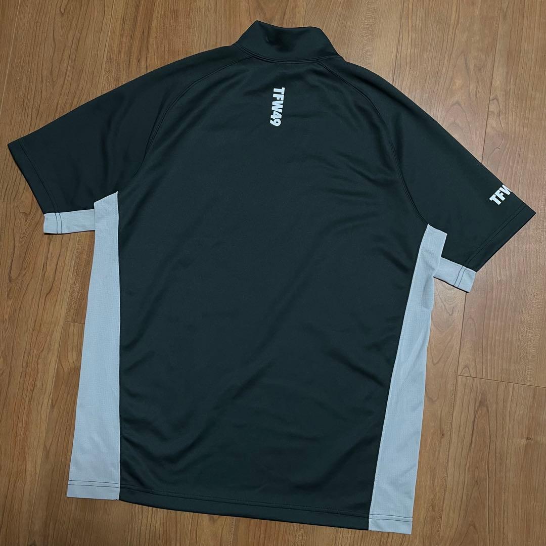 TFW49 モックネック　Tシャツ　L チャコール　ゴルフ