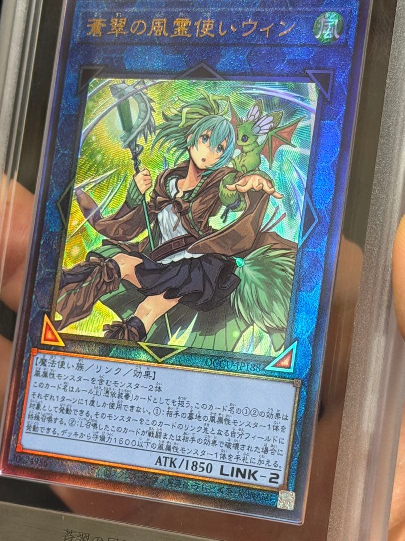 遊戯王 蒼翠の風霊使いウィン レリーフ ARS10+