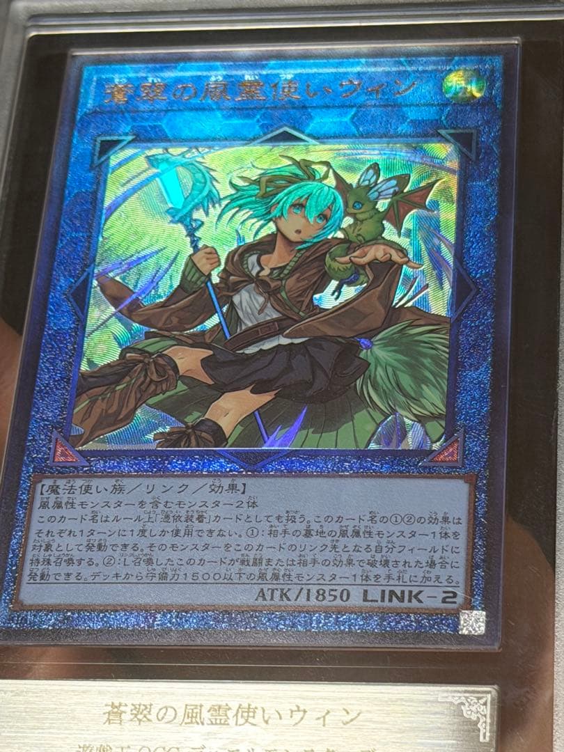 遊戯王 蒼翠の風霊使いウィン レリーフ ARS10+