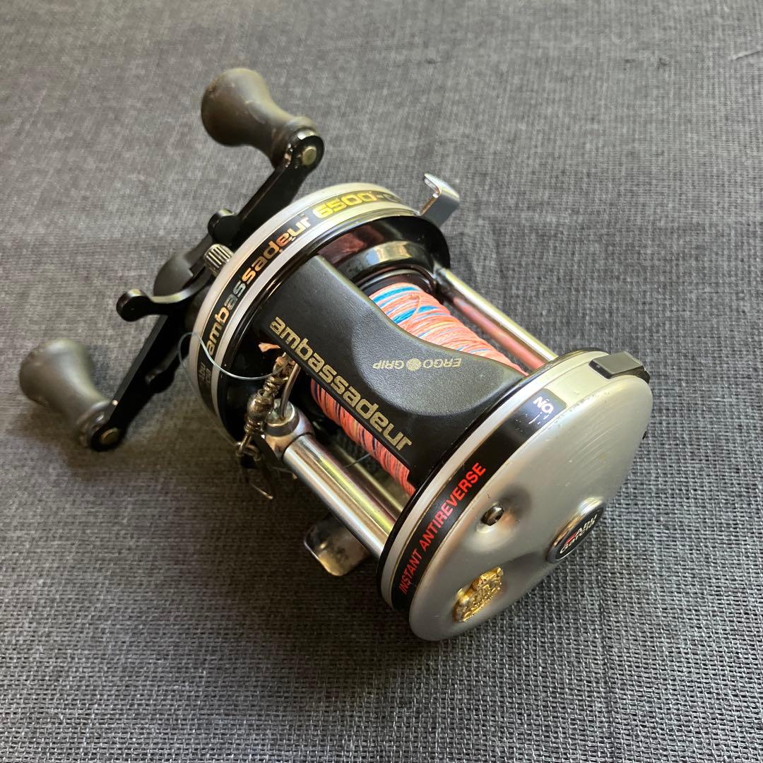 アブガルシア　アンバサダー 6500-C3 リール　PE3号約150m付