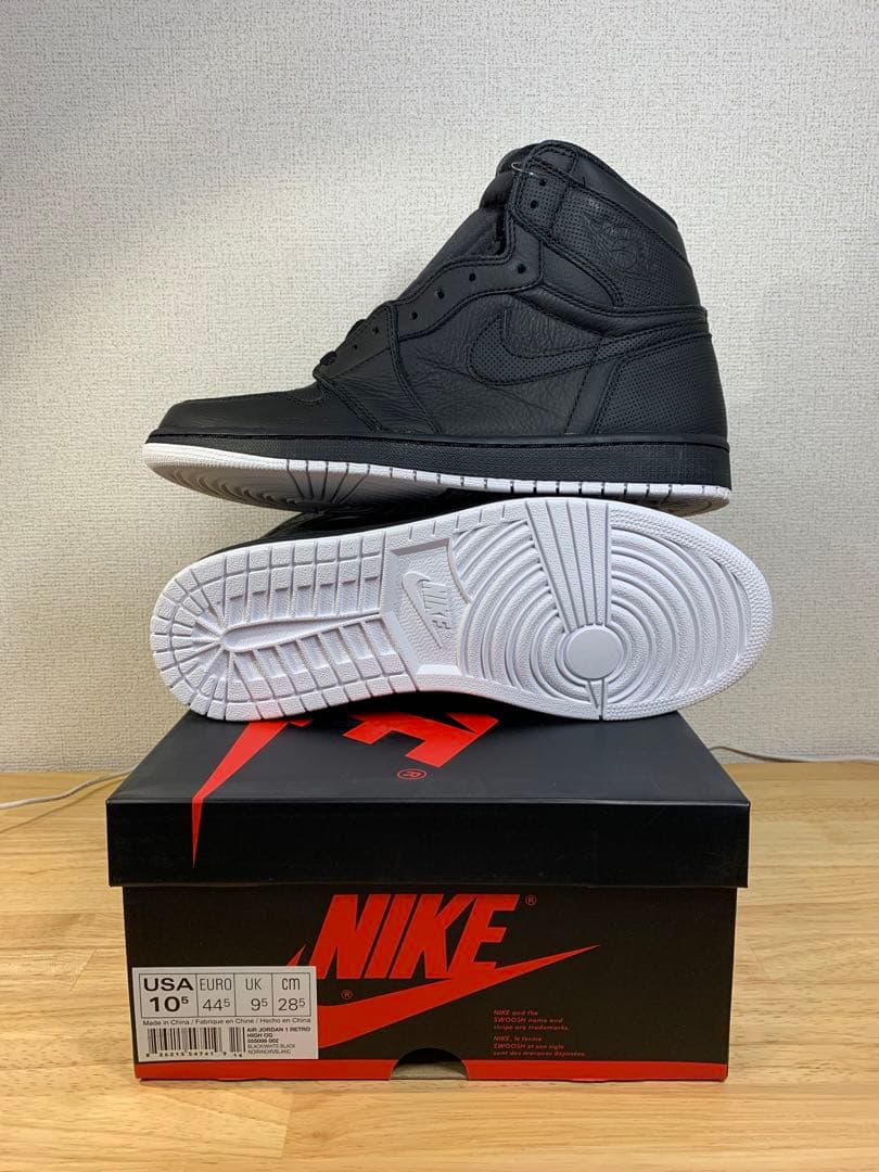 【新品未使用】NIKE Air Jordan 1 ブラック US10.5