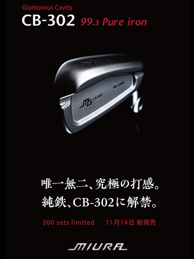 300セット限定 三浦技研 CB-302純鉄限定 5〜GW モーダス 115S