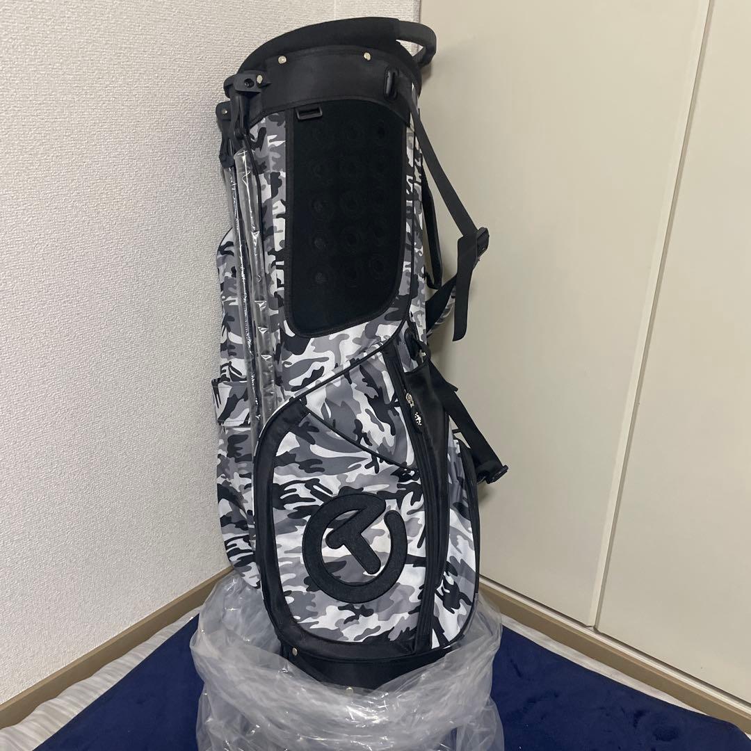 新品未使用　スコッティキャメロン　キャディバッグ　スタンド式　迷彩　グレー