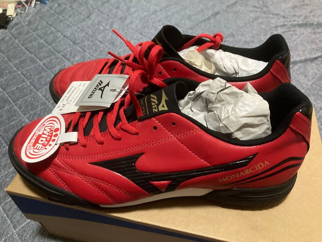 Mizuno モナルシーダ スーパーワイド レッド