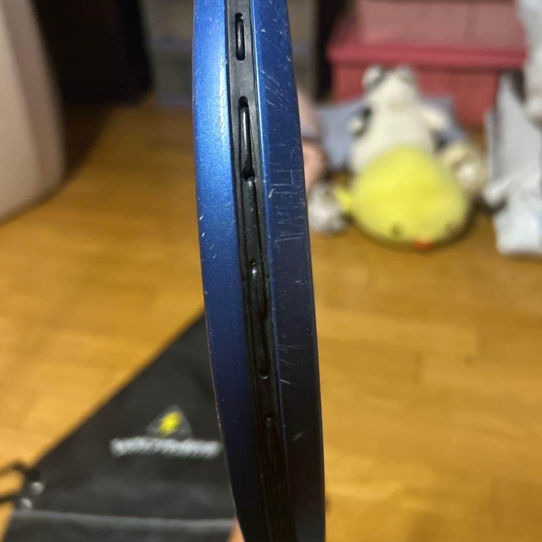 VOLTRAGE5S テニスラケット 青 ラケットケース付き　おまけ空気入れ