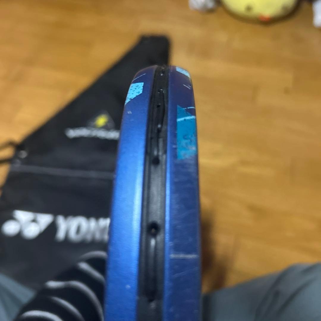 VOLTRAGE5S テニスラケット 青 ラケットケース付き　おまけ空気入れ