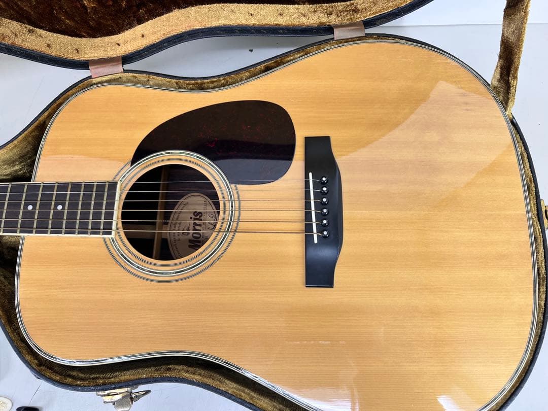 Morris モーリス⭐️W-30アコースティック　付属品とハードケース付き