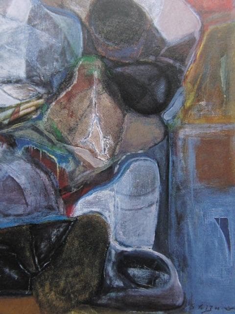 斉藤静輝、【アフガン】、希少な大判額装用画集より、美品、日本人画家