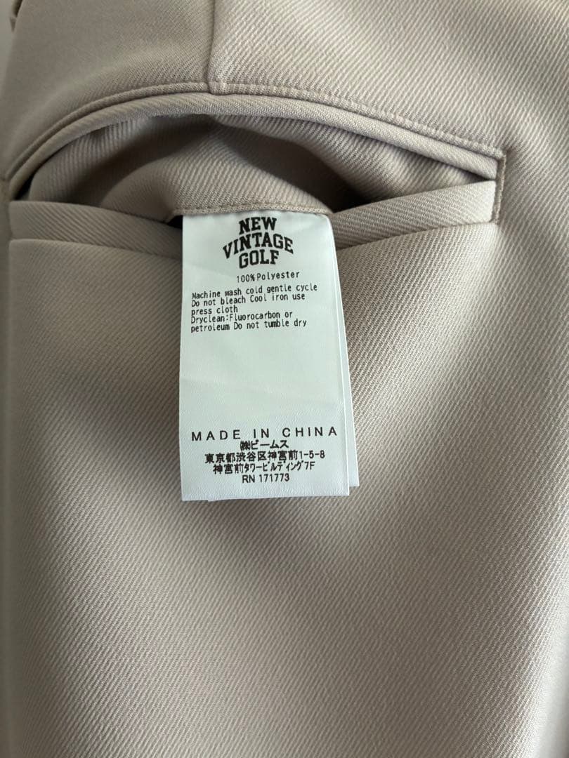 【NEW VINTAGE GOLF】NVG Action Slacks パンツ