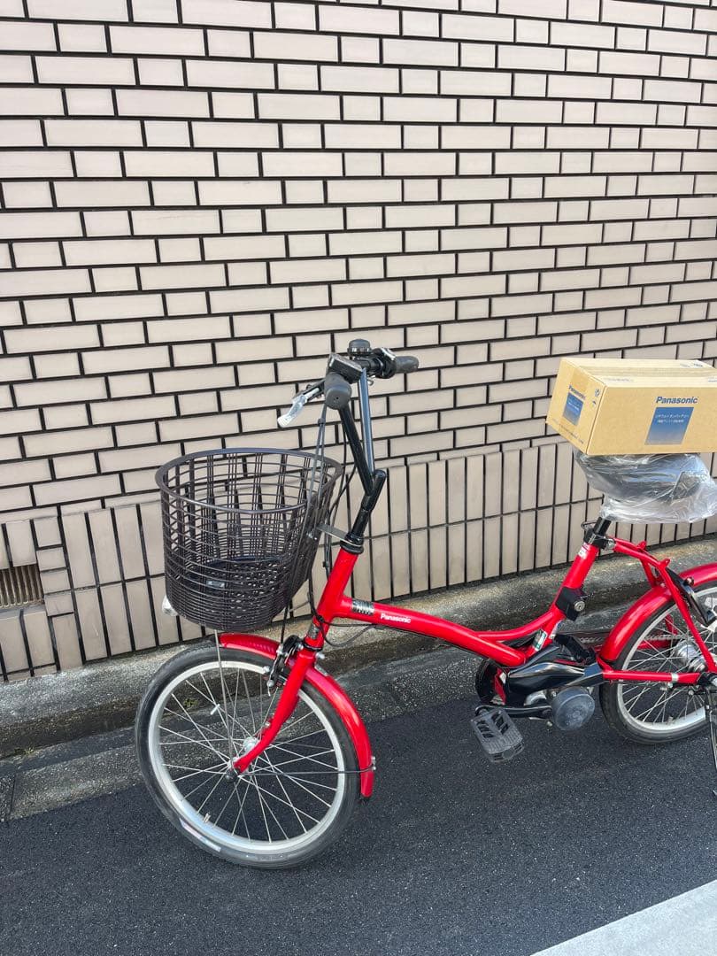 新品バッテリー8.9ahミニパナソニック電動アシスト自転車20インチ