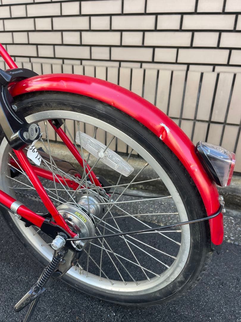 新品バッテリー8.9ahミニパナソニック電動アシスト自転車20インチ