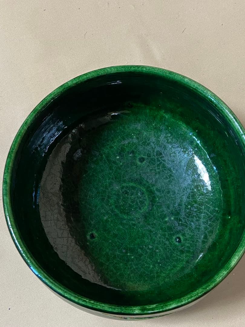 茶道具　楽焼菓子器　弘入風