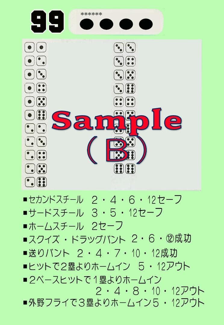 【問い合わせ専用】自作　オリジナル　プロ野球カードゲーム