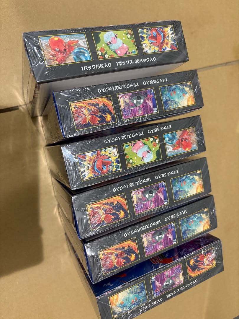 ポケモンカード　ニンジャスピナー6BOXシュリンク付き