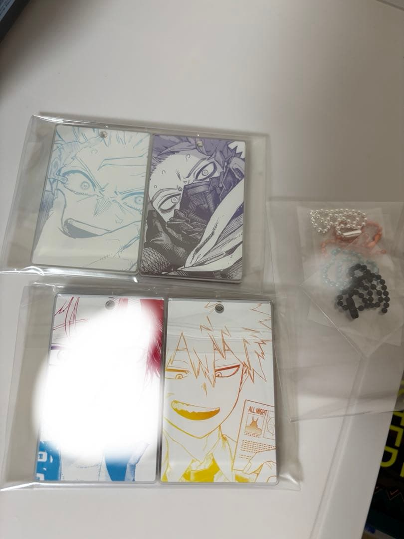 僕のヒーローアカデミア　スライドアクリルキーホルダー　爆豪　心操　物間